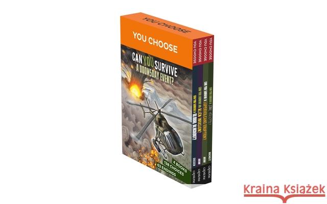 You Choose: Can You Survive a Doomsday Event? 4-Book Boxed Set 1 Matt Doeden Anthony Wacholtz Blake Hoena 9781669093213 Capstone Press