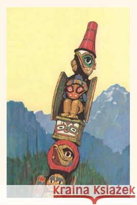 Vintage Journal Totem Pole and Mountains Found Image Press   9781669504856 Found Image Press
