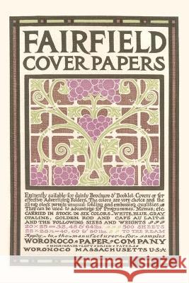 Vintage Journal Fairfield Cover Paper, Arts & Crafts Found Image Press   9781669505471 Found Image Press