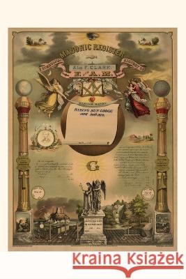 Vintage Journal Masonic Register Found Image Press   9781669506478 Found Image Press