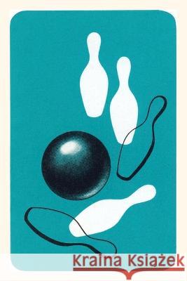 Vintage Journal Bowling Ball and Pins Found Image Press   9781669506874 Found Image Press