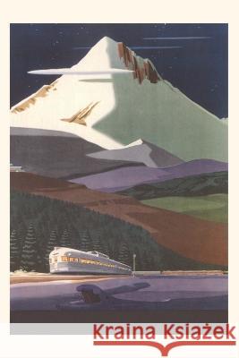 Vintage Journal Streamlined Train and Mountain Found Image Press   9781669507093 Found Image Press