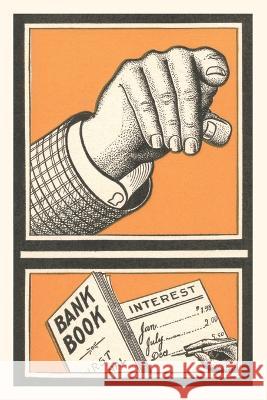 Vintage Journal Pointing Hand, Bank Book Found Image Press   9781669507390 Found Image Press