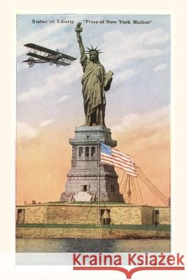 Vintage Journal Statue of Liberty with Biplane, New York City Found Image Press   9781669508359 Found Image Press