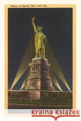 Vintage Journal Night, Statue of Liberty, New York City Found Image Press   9781669508489 Found Image Press