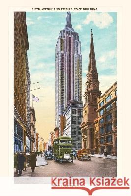 Vintage Journal Fifth Avenue, Empire State Building, New York City Found Image Press   9781669508540 Found Image Press