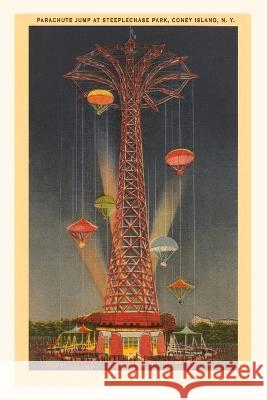 Vintage Journal Parachute Jump Ride, Coney Island, New York City Found Image Press   9781669509301 Found Image Press