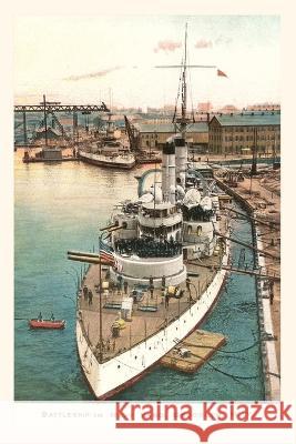 Vintage Journal Battleship in Navy Yard, Brooklyn, New York City Found Image Press   9781669509509 Found Image Press