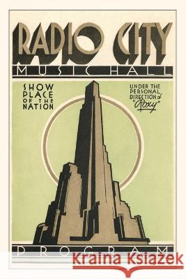 Vintage Journal Radio City Music Hall Program, New York City Found Image Press   9781669509851 Found Image Press