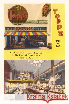 Vintage Journal Topps Cafe & Bar, New York City Found Image Press   9781669510536 Found Image Press