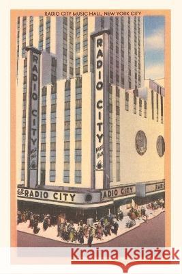 Vintage Journal Radio City Music Hall, New York City Found Image Press   9781669510642 Found Image Press