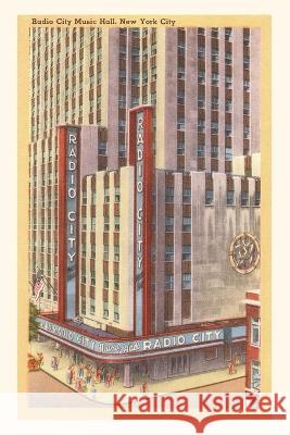 Vintage Journal Radio City Music Hall, New York City Found Image Press   9781669511212 Found Image Press