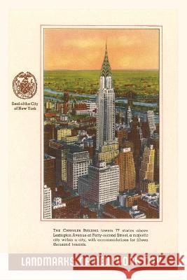 Vintage Journal Landmarks of New York City, Chrysler Building Found Image Press   9781669511243 Found Image Press