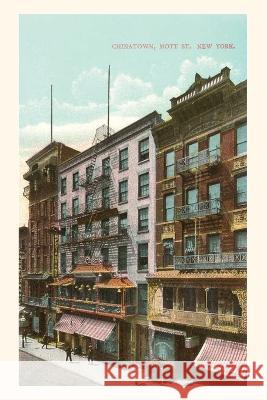 Vintage Journal Mott Street, Chinatown, New York City Found Image Press   9781669511304 Found Image Press