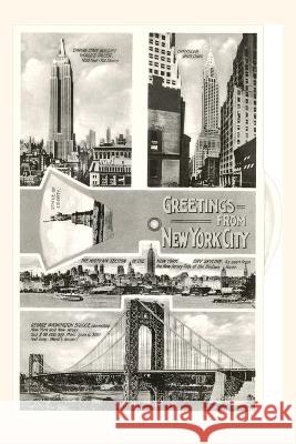Vintage Journal Greetings from New York City, Scenes Found Image Press   9781669511670 Found Image Press