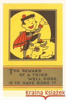 Vintage Journal The Reward of a Thing Well Done Found Image Press   9781669514077 Found Image Press