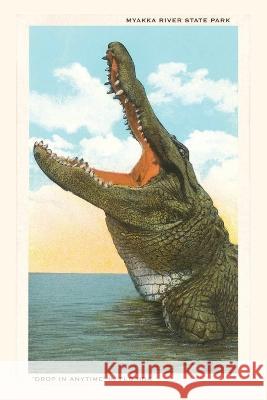 Vintage Journal Gaping Alligator, Myakka State Park, Florida Found Image Press   9781669519379 Found Image Press