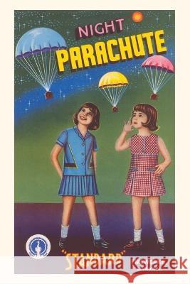 Vintage Journal Girls with Night Parachute Fireworks Found Image Press   9781669523369 Found Image Press