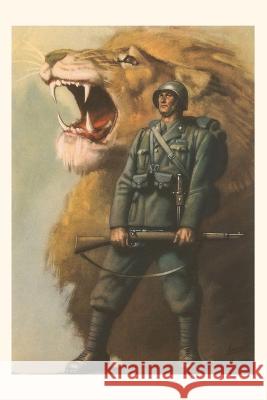 Vintage Journal Soldier and Roaring Lion Found Image Press   9781669523956 Found Image Press