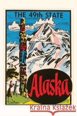 Vintage Journal Alaska Poster with Totem Pole Found Image Press   9781669524847 Found Image Press