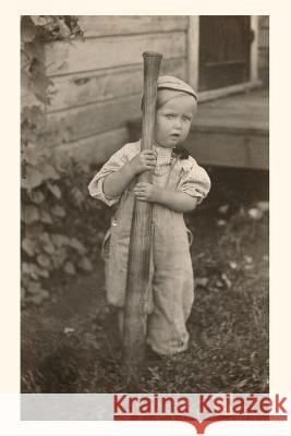 Vintage Journal Little Boy with Large Bat Found Image Press 9781669530053 Found Image Press