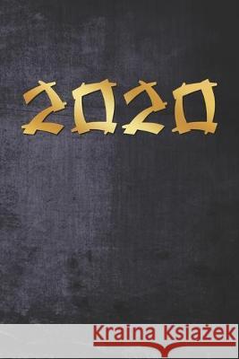 Grand Fantasy Designs: 2020 asiatisch gold auf blaugrau - Monatsplaner 15,24 x 22,86 Felix Ode 9781670357090