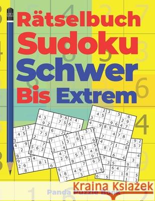 Rätselbuch Sudoku Schwer Bis Extrem: Logikspiele Für Erwachsene Book, Panda Puzzle 9781676514893