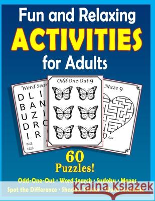 Fun and Relaxing Activities for Adults: Puzzles for People with Dementia [Large-Print] Mighty Oak Books 9781677627998 Independently Published