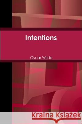 Intentions Oscar Wilde 9781678020446