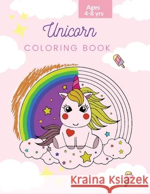 Unicorn Coloring Book: Unicorn Coloring Book for Kids: Magical Unicorn Coloring Book for Girls, Boys, and Anyone Who Loves Unicorns 50 unique Store, Ananda 9781678081935 Jampa Andra