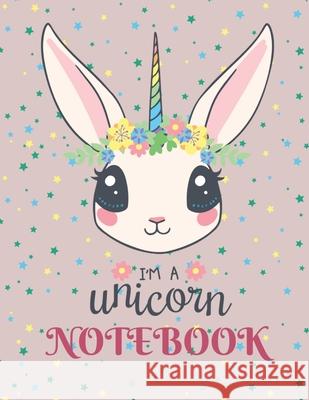 Notebook: Lineless Journal, Blank Unlined Notebook 8.5 x 11 Pink for Girls, Unicorn Format. Perfect Designer 9781678143718