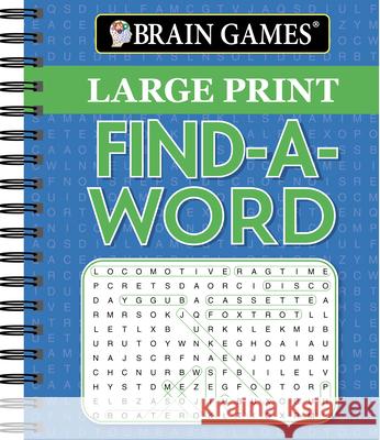 Brain Games - Large Print Find a Word Publications International Ltd 9781680223293