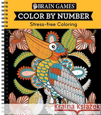 Brain Games - Color by Number: Stress-Free Coloring (Orange) Publications International Ltd 9781680227710 Publications International, Ltd.