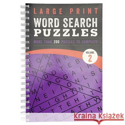 Large Print Word Search Puzzles: Volume 2 Parragon Books 9781680528886