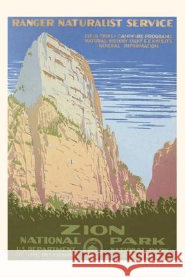 Vintage Journal Poster for Zion National Park Found Image Press 9781680819021 Found Image Press