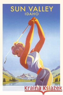 Vintage Journal Sun Valley, Golfer Travel Poster Found Image Press 9781680819717 Found Image Press