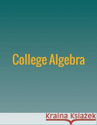 College Algebra Openstax 9781680920376