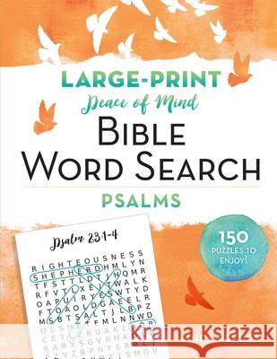 Peace of Mind Bible Word Search: Psalms Peters, Linda 9781680996272