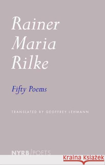Fifty Poems Geoffrey Lehmann 9781681379944