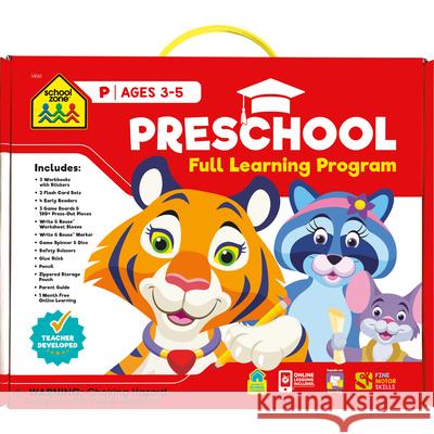 School Zone Preschool Full Learning Program School Zone 9781681473505 School Zone