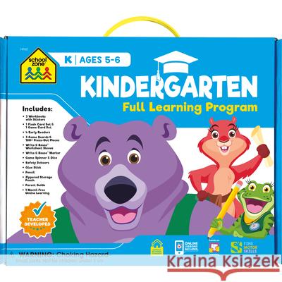 School Zone Kindergarten Full Learning Program School Zone 9781681473512 School Zone