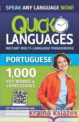 Quick Languages - English-Portuguese Phrasebook / Livro de frases ingles-portugues American Book Group   9781681656113 American Book Group