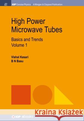 High Power Microwave Tubes: Basics and Trends, Volume 1 Vishal Kesari B. N. Basu 9781681745602 Iop Concise Physics