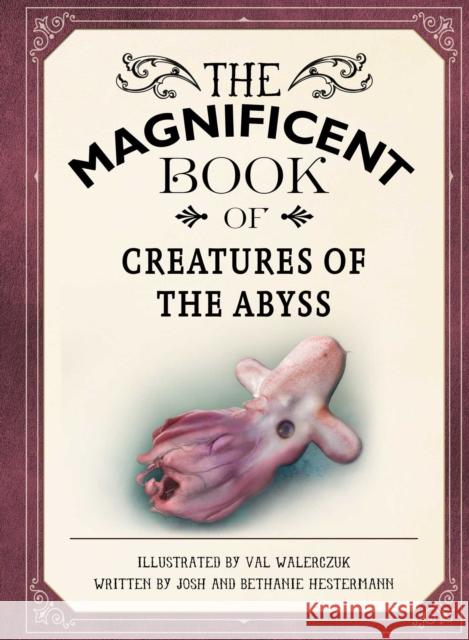 The Magnificent Book of Creatures of the Abyss: (Ocean Animal Books for Kids, Natural History Books for Kids) Josh Hestermann Bethanie Hestermann Val Walerczuk 9781681889009 Weldon Owen