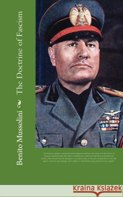 The Doctrine of Fascism Benito Mussolini 9781682042878 Fpd Books