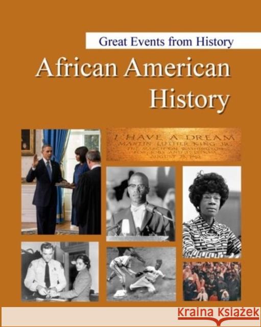 Great Events from History: African American History [With Free Web Access] Salem Press 9781682171523