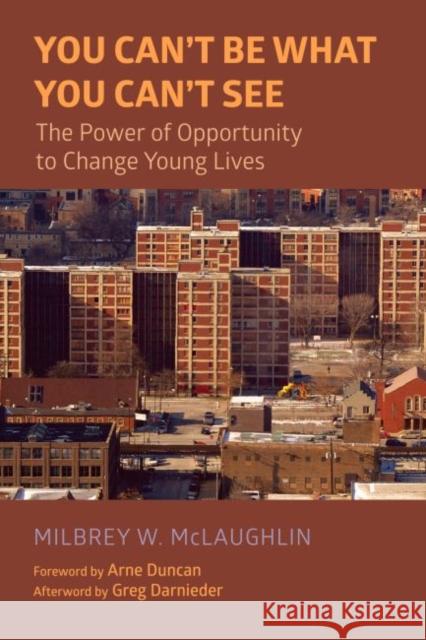 You Can't Be What You Can't See: The Power of Opportunity to Change Young Lives Milbrey Wallin McLaughlin 9781682531525 Harvard Education PR