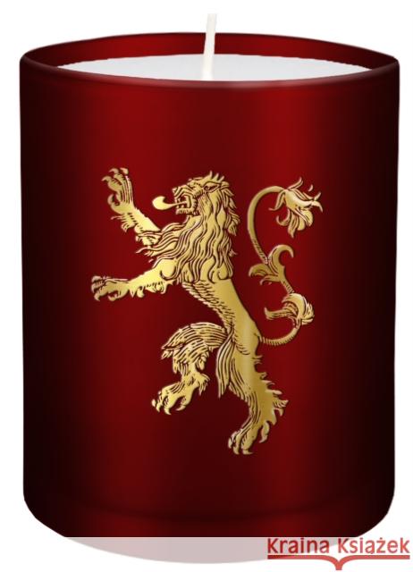 Game of Thrones: House Lannister Large Glass Candle Insight Editions 9781682982815 Insight Editions