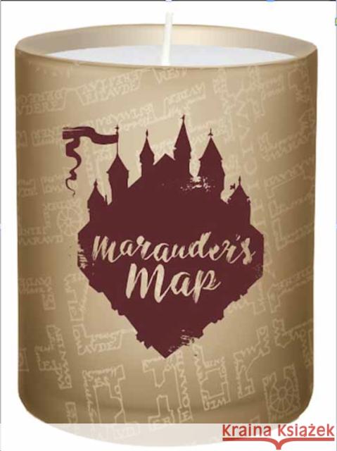 Harry Potter: Marauder's Map Glass Candle Insight Editions 9781682984895 Insight Editions
