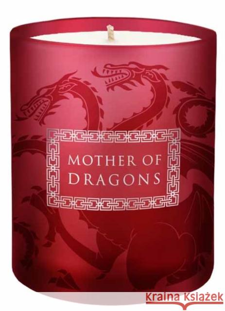 Game of Thrones: Mother of Dragons Glass Candle Insight Editions 9781682984925 Insight Editions